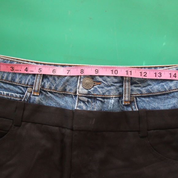 Sandro Paris Layered Denim Skirt In Blue size 4 - Picture 10 of 12